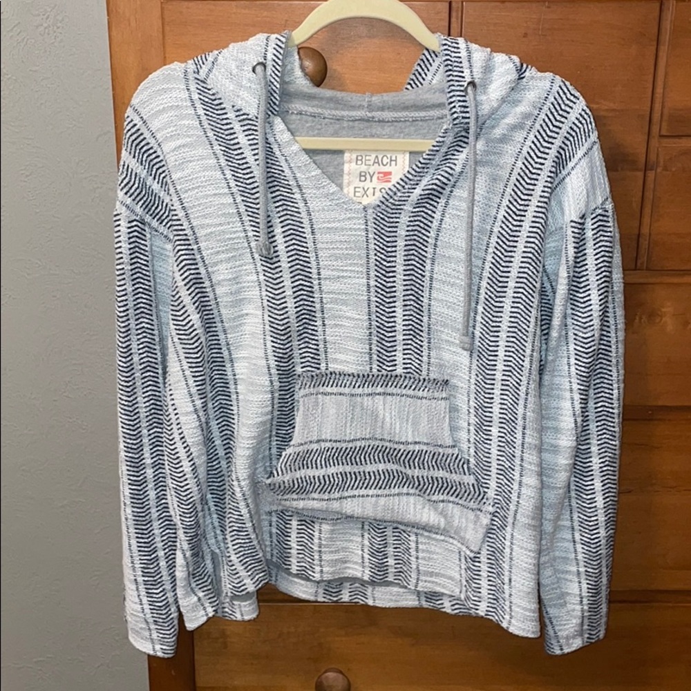 Beachy terry cloth pullover